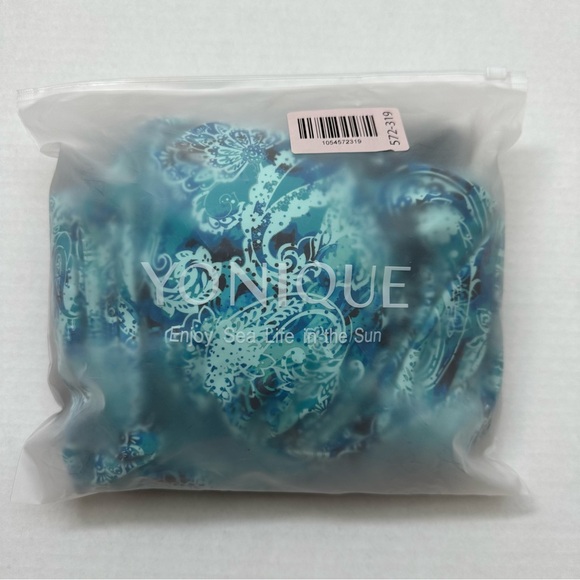 Yonique Tankini Swimsuit With Shorts Women’s 22W Plus Size Two Piece Set Paisley - Picture 13 of 15